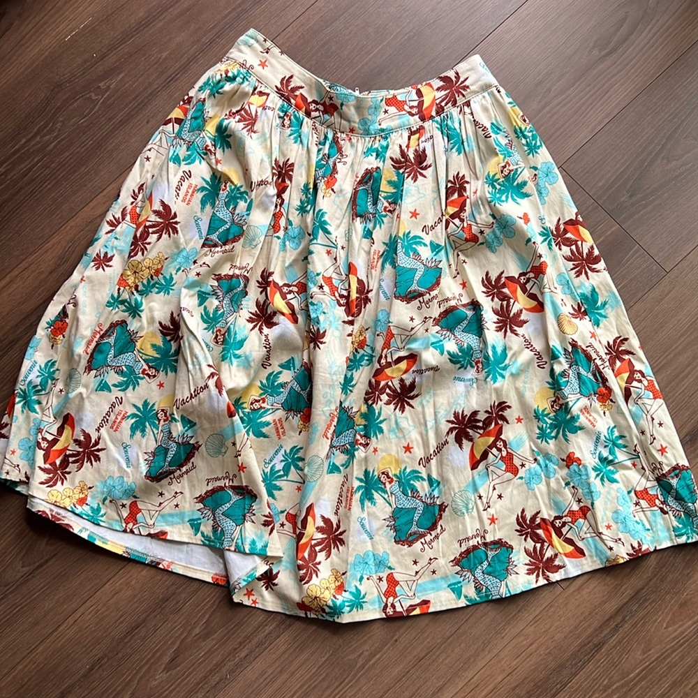 Vintage pinup swing skirt